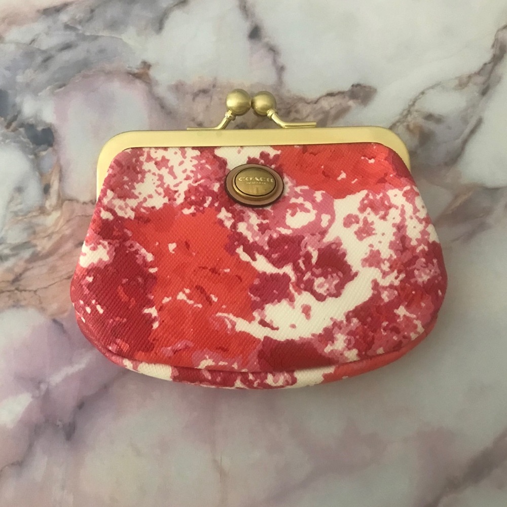 Coach Leather Coin Purse NWT
